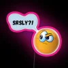 neon sign srsly pink rgb