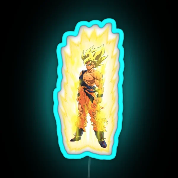 SS Goku RGB Neon Sign
