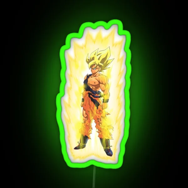 SS Goku RGB Neon Sign