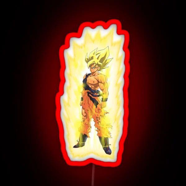 SS Goku RGB Neon Sign