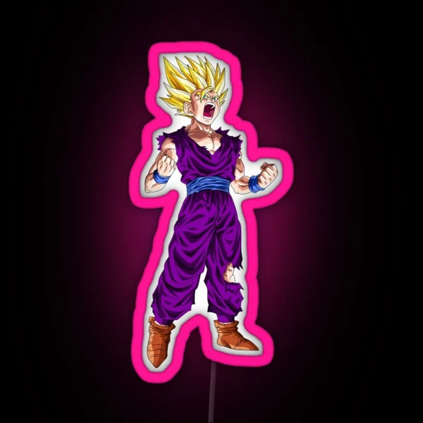 SSJ2 Gohan RGB Neon Sign