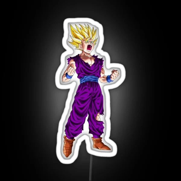 SSJ2 Gohan RGB Neon Sign