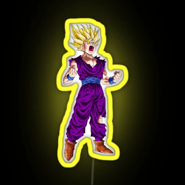 SSJ2 Gohan RGB Neon Sign