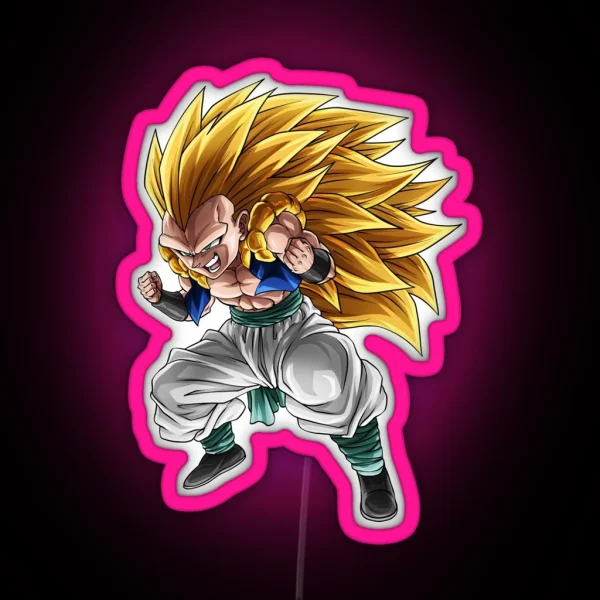 SSJ3 Kid Gotenks RGB Neon Sign