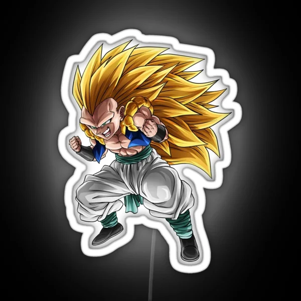 SSJ3 Kid Gotenks RGB Neon Sign