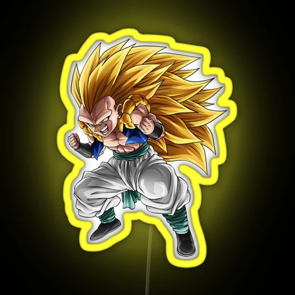 SSJ3 Kid Gotenks RGB Neon Sign