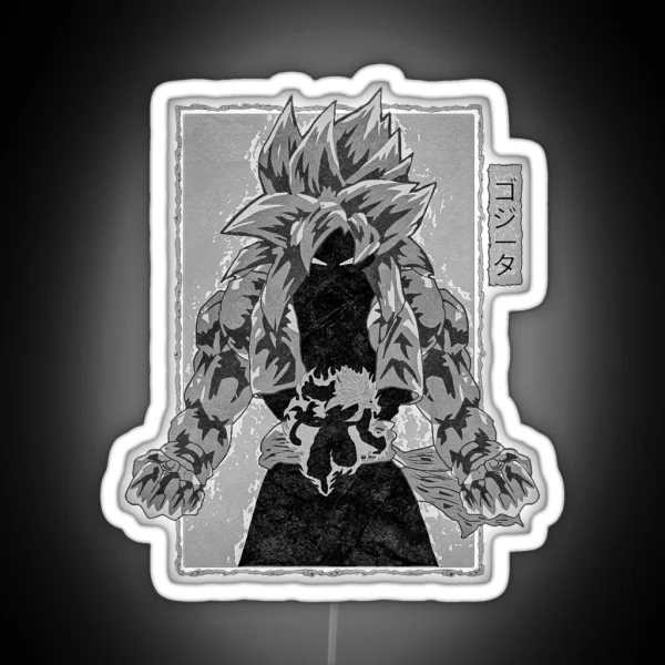 Ssj4 Gogeta The Primal Fusion Variant 1 Vol 1 RGB Neon Sign