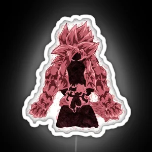 Ssj4 Gogeta The Primal Fusion Variant 5 Vol 2 RGB Neon Sign