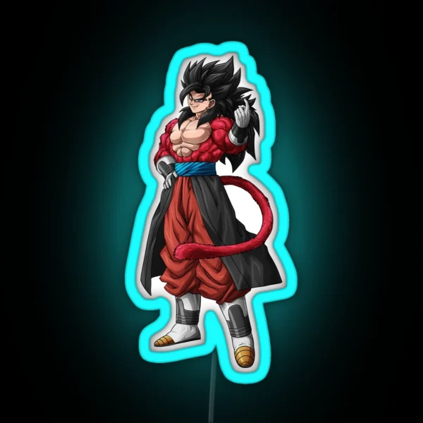 SSJ4 Vegito RGB Neon Sign