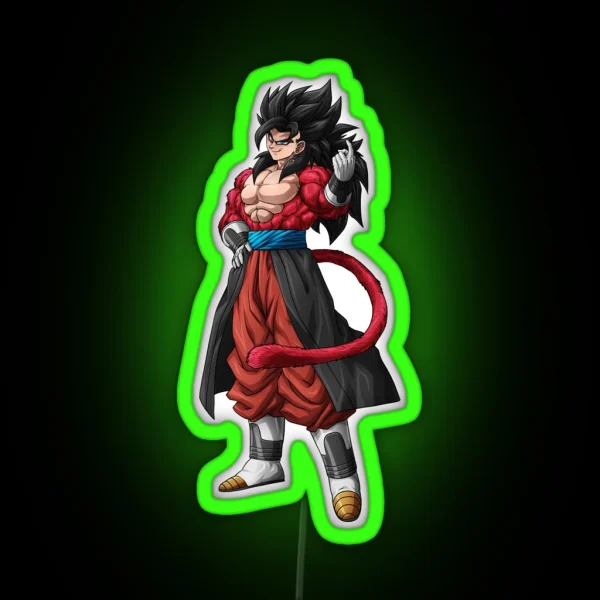 SSJ4 Vegito RGB Neon Sign