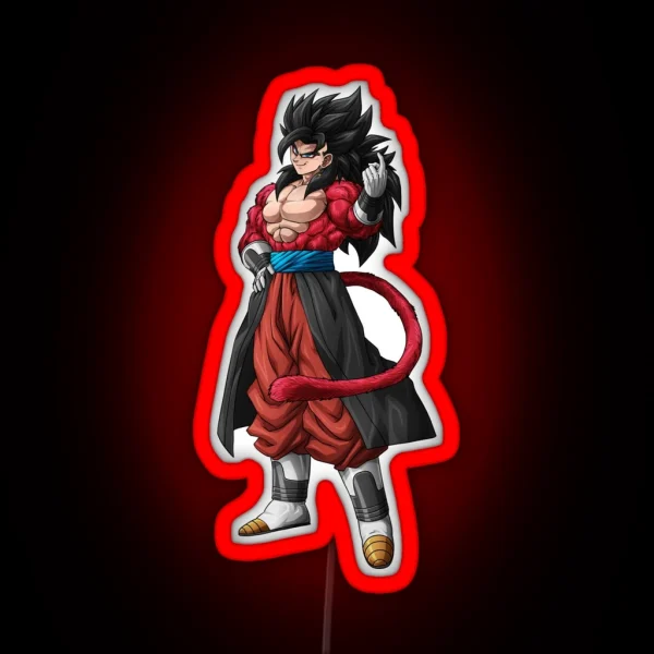 SSJ4 Vegito RGB Neon Sign