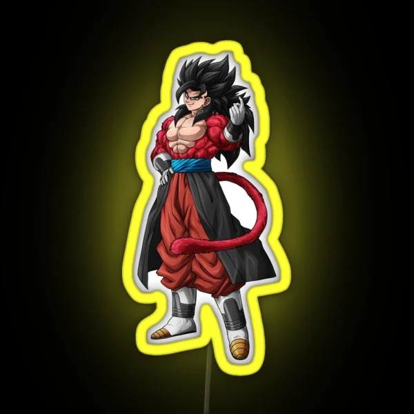 SSJ4 Vegito RGB Neon Sign