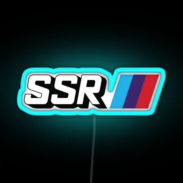 SSR Wheels RGB Neon Sign