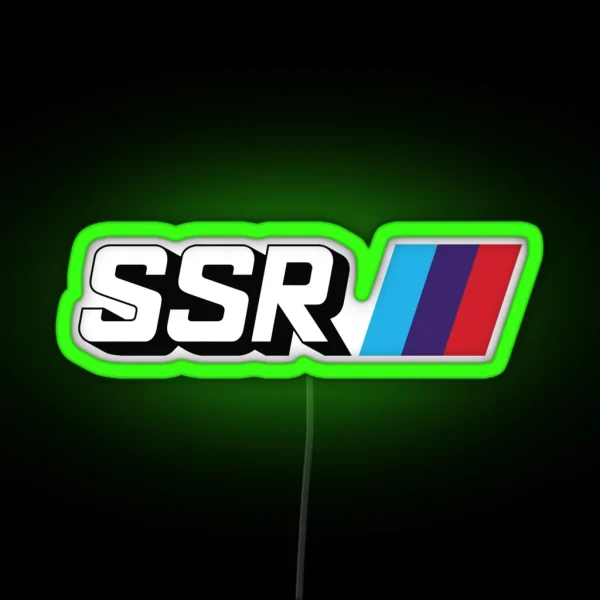 SSR Wheels RGB Neon Sign
