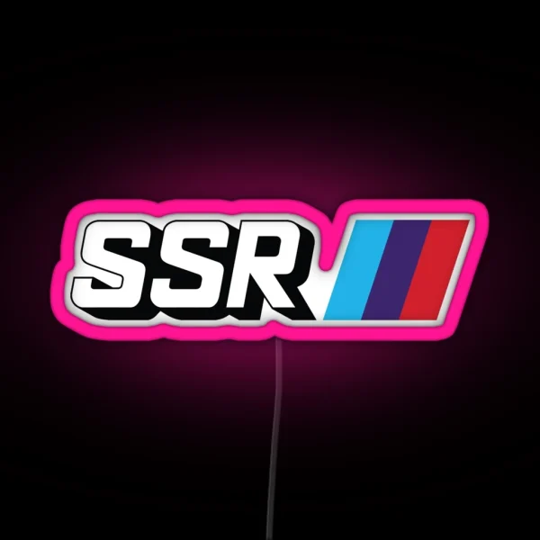 SSR Wheels RGB Neon Sign