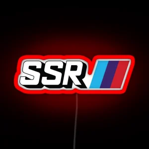 SSR Wheels RGB Neon Sign