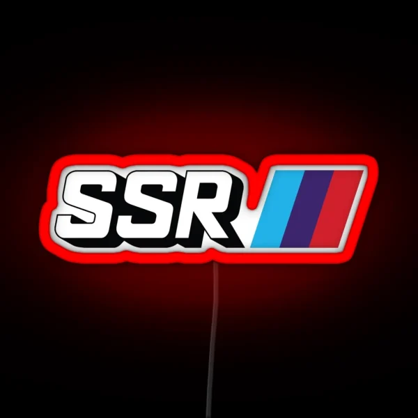 SSR Wheels RGB Neon Sign