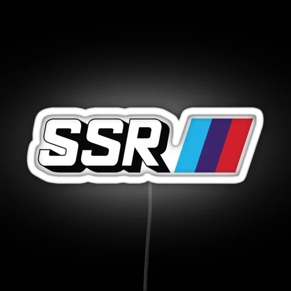 SSR Wheels RGB Neon Sign
