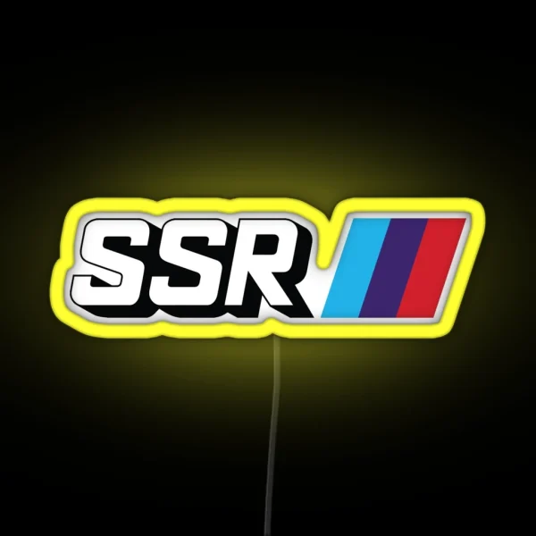 SSR Wheels RGB Neon Sign