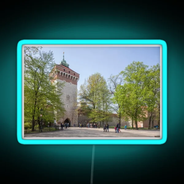 St Florian S Gate And Planty Park Stare RGB Neon Sign