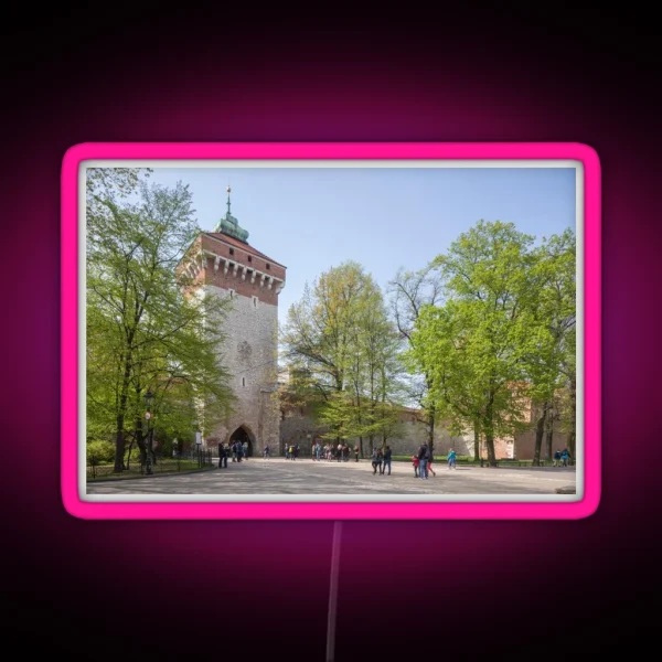 St Florian S Gate And Planty Park Stare RGB Neon Sign