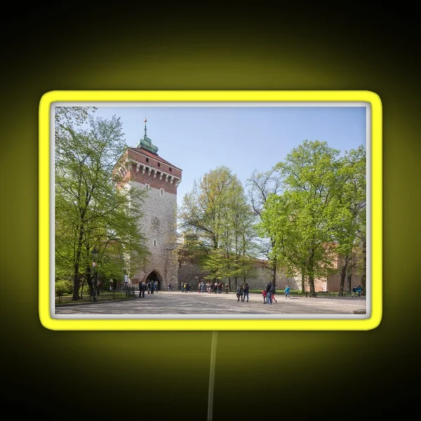 St Florian S Gate And Planty Park Stare RGB Neon Sign