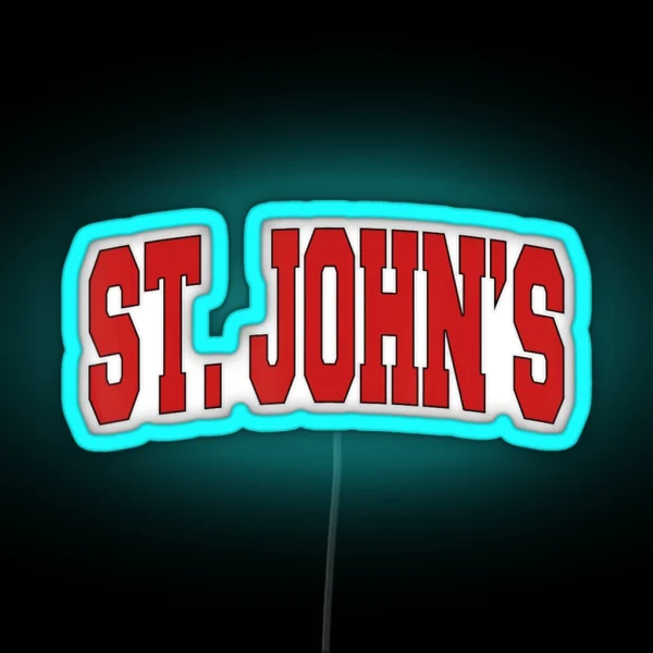 St John S Canada Varsity Style Vintage Retro Canadian RGB Neon Sign