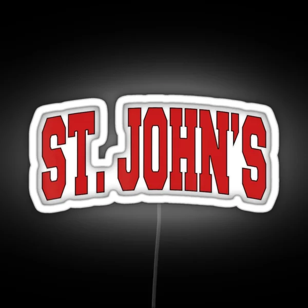 St John S Canada Varsity Style Vintage Retro Canadian RGB Neon Sign