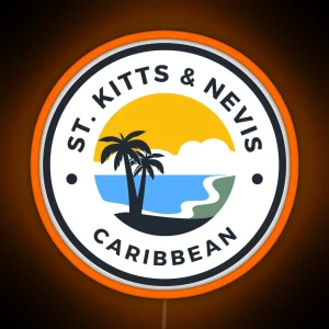 St Kitts And Nevis RGB Neon Sign