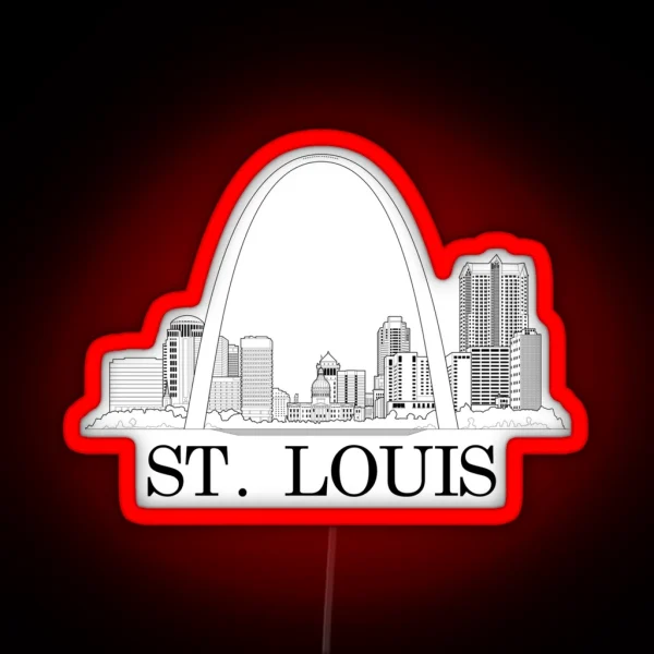 St Louis Riverfront RGB Neon Sign