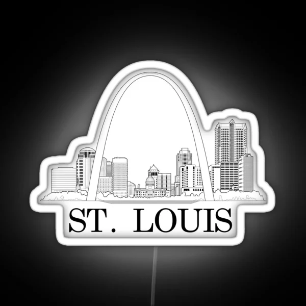 St Louis Riverfront RGB Neon Sign