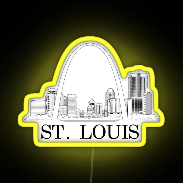 St Louis Riverfront RGB Neon Sign