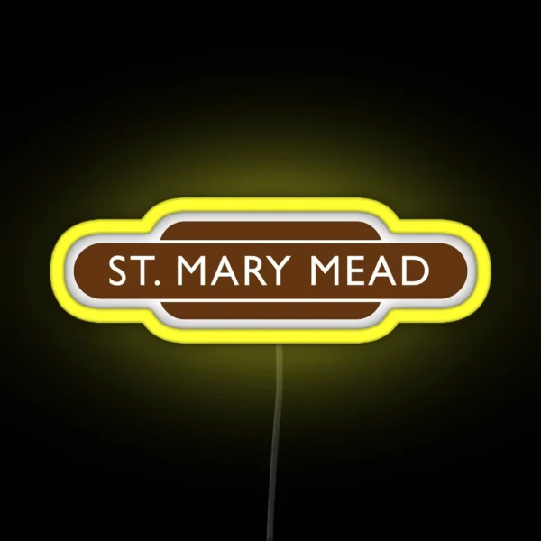 St Mary Mead Railway Station RGB Neon Sign