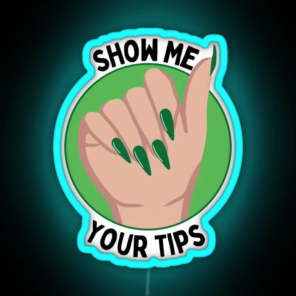St Patrick S Day Nail Tech RGB Neon Sign