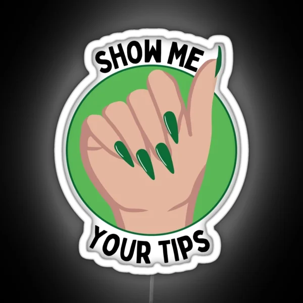 St Patrick S Day Nail Tech RGB Neon Sign