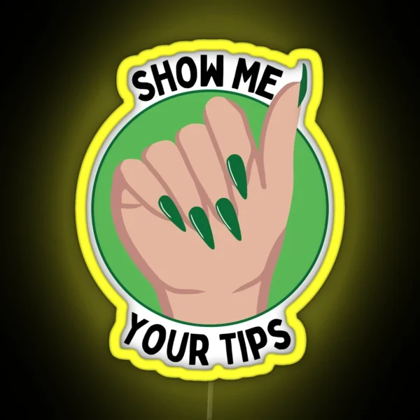 St Patrick S Day Nail Tech RGB Neon Sign