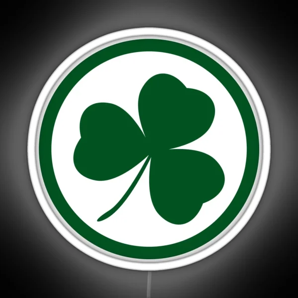 St Patricks Day Shamrock RGB Neon Sign