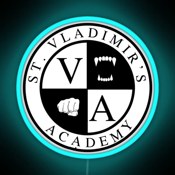 St Vladimir S Vampire Academy Light Based RGB Neon Sign