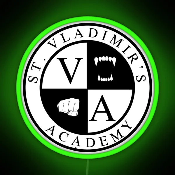 St Vladimir S Vampire Academy Light Based RGB Neon Sign