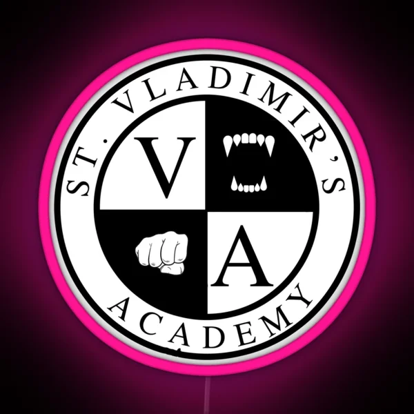 St Vladimir S Vampire Academy Light Based RGB Neon Sign