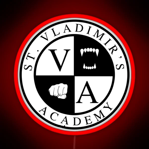 St Vladimir S Vampire Academy Light Based RGB Neon Sign