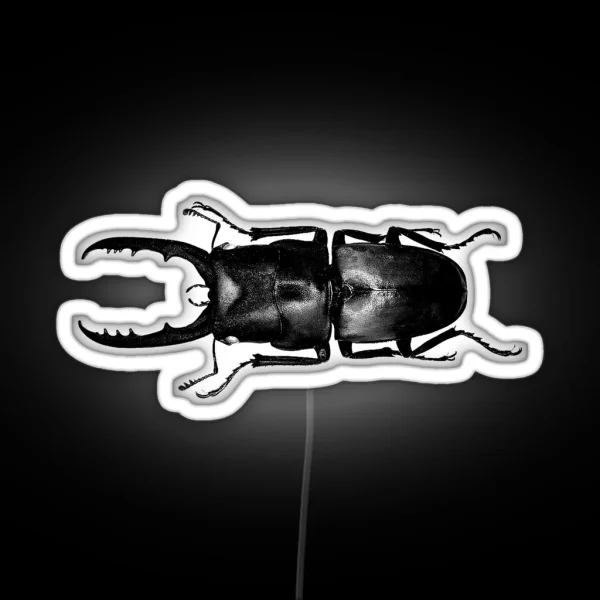 Stag Beetle RGB Neon Sign