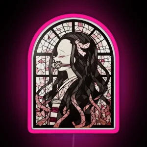 Stained Glass Blood Demon RGB Neon Sign