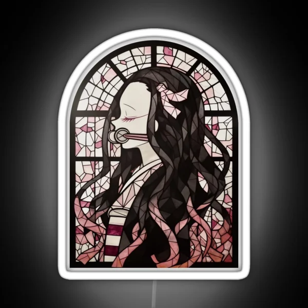 Stained Glass Blood Demon RGB Neon Sign