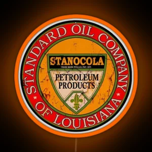 Standard Oil Co Of Louisiana Sign RGB Neon Sign