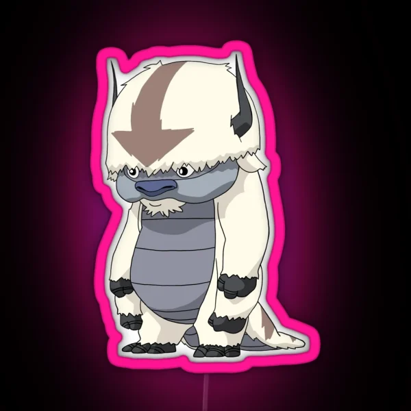 Standing Appa RGB Neon Sign