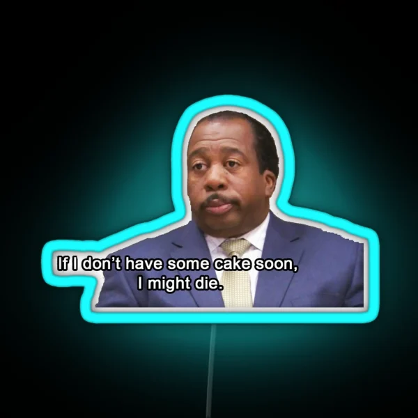 Stanley Hudson RGB Neon Sign