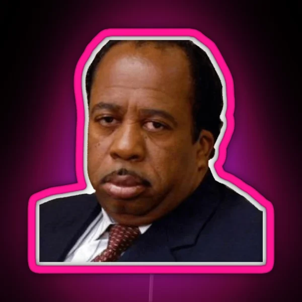 Stanley Hudson RGB Neon Sign