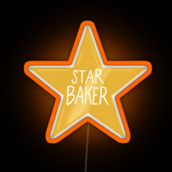 Star Baker GBBO RGB Neon Sign