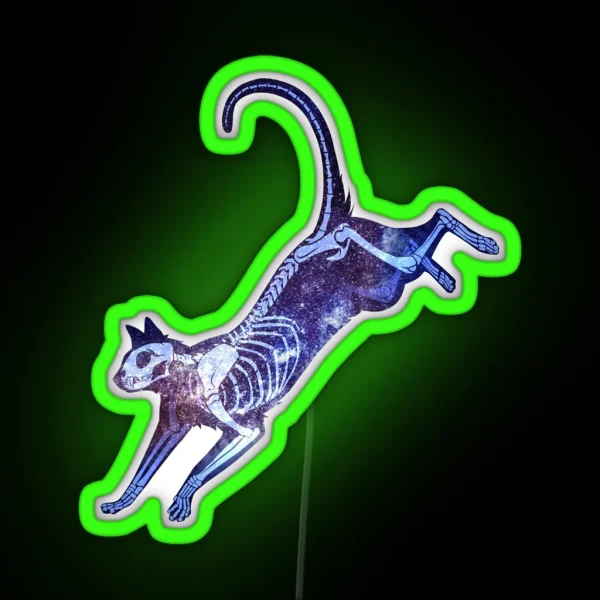 Star Cat 2 RGB Neon Sign